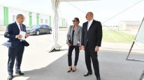 Prezident və xanımı “Grand-Agro İnvitro” MMC-nin müəssisəsi ilə tanış olub (FOTOLAR)