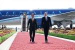Prezident İlham Əliyev Tacikistana səfərə gəlib - FOTO