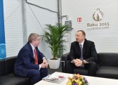 İlham Əliyev Beynəlxalq Olimpiya Komitəsinin prezidenti ilə görüşüb  FOTO