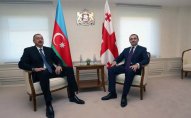 İlham Əliyev Gürcüstanın Baş naziri ilə görüşdü   — FOTO