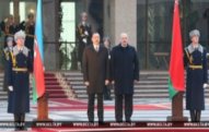 Minskdə prezident İlham Əliyevin rəsmi qarşılanma mərasimi keçirilib