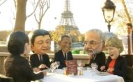 Parisdə Obama və Merkeli ələ saldılar   - VİDEO