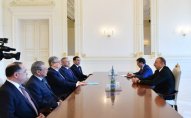 İlham Əliyev Qazaxıstan parlament nümayəndələrini qəbul etdi
