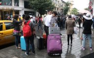 Turistlər İstanbuldan qaçır   — FOTOLAR
