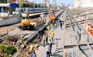 Bakı dəmiryol stansiyasında təmir işləri sürətləndirilir   - FOTO