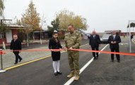 İlham Əliyev Füzulidə yol açılışında — FOTO