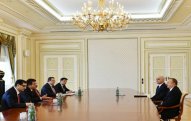 İlham Əliyev Türkiyənin iqtisadiyyat nazirini qəbul edib