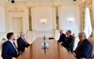İlham Əliyev BP-nin prezidenti ilə görüşüb