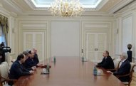 İlham Əliyev Dağıstan Respublikasının başçısını qəbul edib