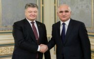Şahin Mustafayev Poroşenko ilə görüşdü