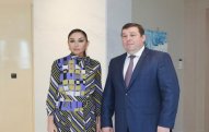 Mehriban Əliyeva Pyotr Qlıboçko ilə görüşdü