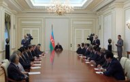 İlham Əliyev  müsəlman ölkələrinin səfirlərini qəbul etdi