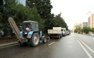 “Azəravtoyol”un traktoru Xırdalanın bir hissəsini işıqsız qoydu