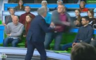 Rusiya telekanalında aparıcı və ukraynalı politoloq arasında dava olub