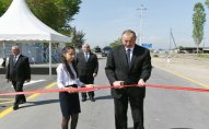 Prezident Xaçmazda avtomobil yolunun açılışında iştirak edib – YENİLƏNDİ