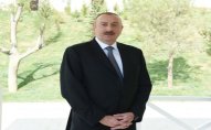 İlham Əliyev Goranboyda Bayraq Muzeyinin açılışında iştirak edib