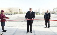 Prezident Sumqayıt Dəmir Yolu Vağzalı Kompleksinin açılışında iştirak edib