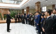 Prezident Beyləqan Olimpiya İdman Kompleksinin açılışında iştirak edib – FOTO