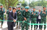 “Qazax” sərhəd dəstəsinin yeni hərbi hissə kompleksi istifadəyə verilib – FOTO