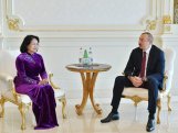 Prezident İlham Əliyev Vyetnamın vitse-prezidentini qəbul edib