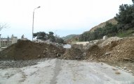 Badamdar sürüşmə sahəsindəki çatlarda gözlə görünən artımlar müşahidə olunur