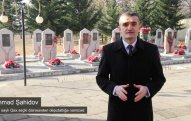 “Şəhidlərimizin adlarını əzbərdən bilirəm, heç vaxt da unutmaram” – Əhməd Şahidovdan çox təsirli çıxış