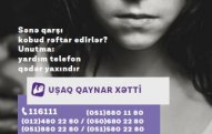 “Uşaq Qaynar Xətti” son 1 ayda rekord sayda müraciət qəbul edib 