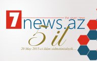 Bu gün 7NEWS.az saytının 5 yaşı tamam oldu - ARAYIŞ