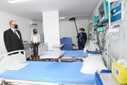 Prezident və birinci xanım Bakıda modul tipli hospitalın açılışında iştirak etdilər   — FOTO