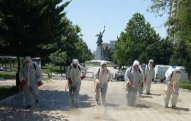 Nəsimi rayonunda karantin rejiminin tələblərinin yerinə yetirilməsi məqsədilə zəruri tədbirlər davam etdirilir - FOTO