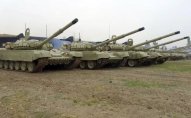 Tank bölmələri artilleriya ilə təlim-döyüş tapşırıqlarını icra edirlər  — VİDEO
