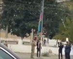 Ali Baş Komandan işğaldan azad olunmuş ərazidə dövlət bayrağını ucaltdı  — VİDEO