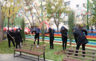 Nəsimi rayonunda növbəti abad həyət sakinlərin istifadəsinə verildi — FOTOLAR