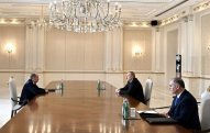 Prezident İlham Əliyev Rusiya Federal Təhlükəsizlik Xidmətinin direktorunu qəbul edib