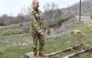 Prezident erməni dilində olan lövhəni sökdürdü — VİDEO