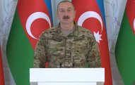 Prezident İlham Əliyev Şuşada hərbçilər qarşısında çıxışı - CANLI
