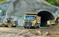 Murovdağ tuneli üzrə işlərin 65 %-i yerinə yetirilib