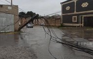 Sumqayıtda işıq dirəyi aşdı: bu qəsəbə işıqsız qaldı