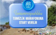 Sabahdan ümumrespublika təmizlik marafonu başlayır