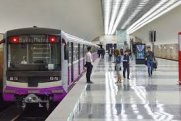 Bakı metrosuna daha 2 yeni qatar gətirildi