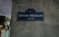 Bu küçəyə Xəyyam Mirzəzadənin adı verildi