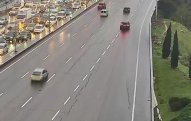 Bakının bir sıra yollarında tıxac var – SİYAHI
