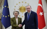 Ərdoğan Ursula von der Leyeni qəbul edib