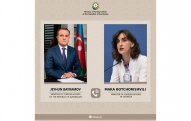 Bayramov gürcüstanlı həmkarı ilə danışdı