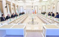 Milli Məclisin sədri Şimali Makedoniya Prezidenti ilə görüşüb