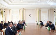 Prezident İlham Əliyev Matviyenkonun rəhbərlik etdiyi nümayəndə heyətini qəbul edib