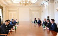 Prezident İlham Əliyev Pezeşkianın siyasi məsələlər üzrə müşavirini qəbul edib