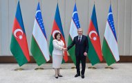 Sahibə Qafarova Özbəkistan Prezidenti Şavkat Mirziyoyevlə görüşüb