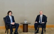 Azərbaycan Prezidenti Kobaxidze ilə görüşüb