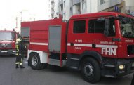 Qubada 5 otaqlı ev yandı